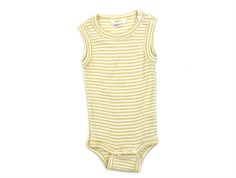 Joha yellow stripe body merino wool/silk